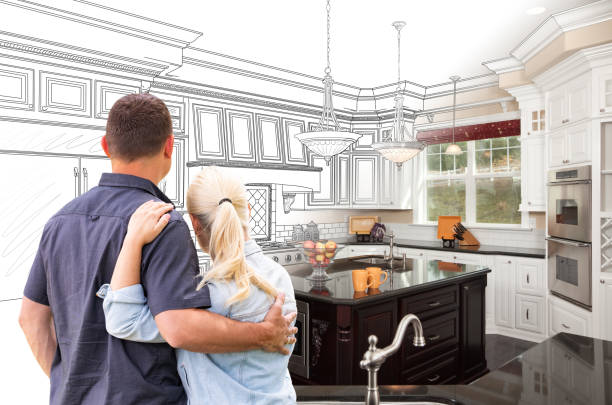 Professional Open Concept Kitchen technician working in Fallston, MD